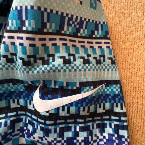 Blue Patterned Quarter-Zip Pullover - Picture 5 of 6